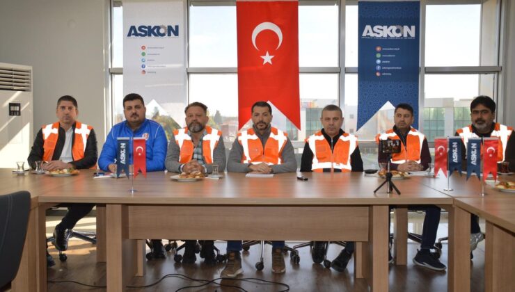 ASKON’da gündem depremzedelere destek