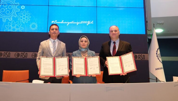 ASO, Ankara Kalkınma Ajansı ve TTGV yeşil dönüşümde işbirliği yapacak