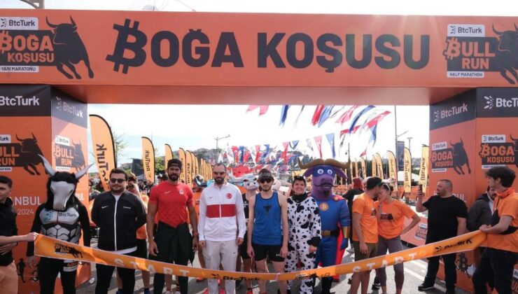 BtcTurk Boğa Koşusu’nda binlerce kişi yarıştı