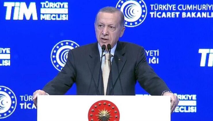 Cumhurbaşkanı Erdoğan: 2022’de ihracat yüzde 12,9 arttı