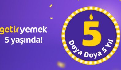 GetirYemek’ten 5 yılda büyük ivmelenme