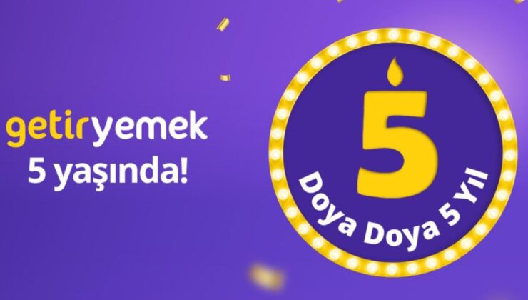 GetirYemek’ten 5 yılda büyük ivmelenme