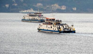 Gökçeada ve Bozcaada’da feribot seferleri iptal edildi