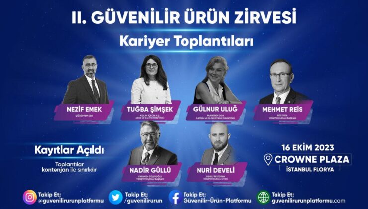 Güvenilir Ürün Zirvesi için geri sayım başladı