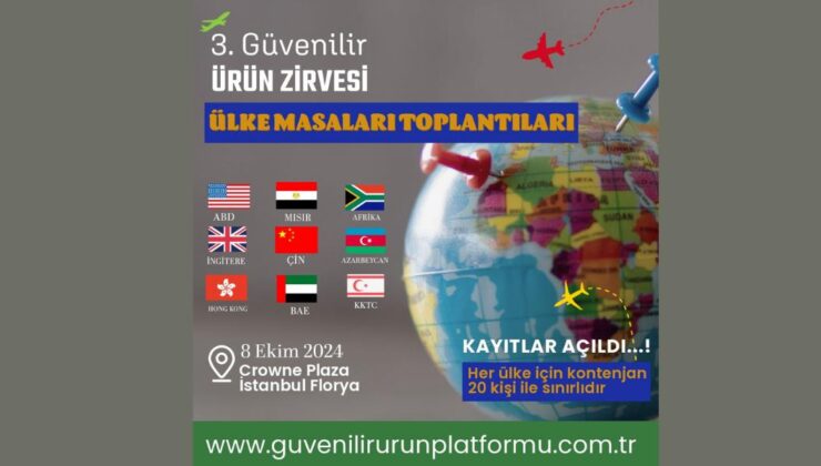 Güvenilir Ürün Zirvesi ile yurt dışına açılmanın kapıları aralanıyor