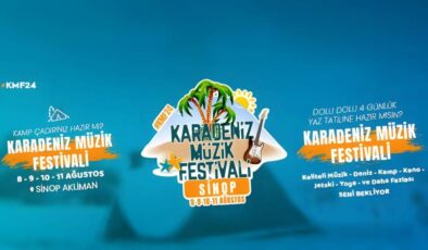 Sinoz Karadeniz Müzik Festivali 8 Ağustos’ta başlıyor