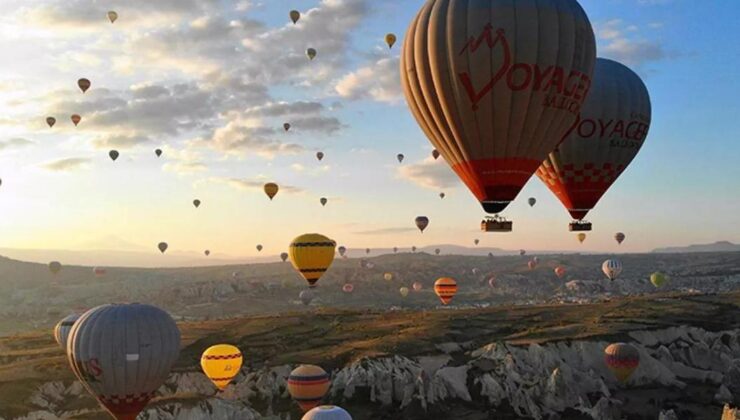 Türkiye zirvede! 5 milyon 863 bin 176 kişi balonla uçtu