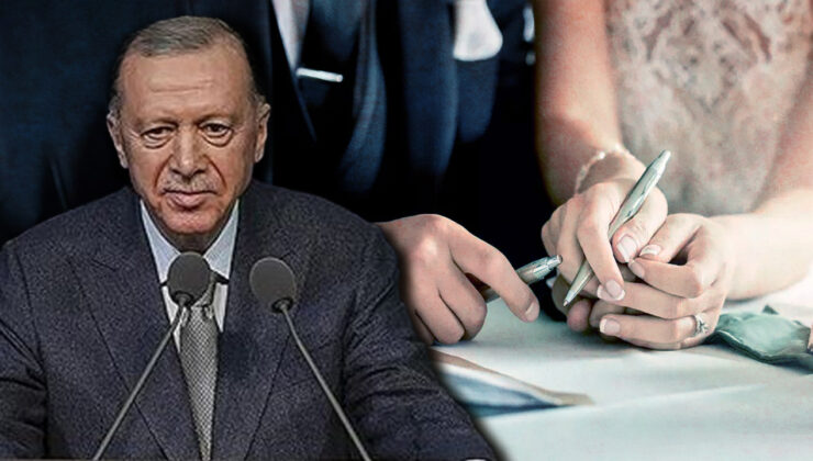 Cumhurbaşkanı Erdoğan güzel haberi verdi! Evlilik kredisi 81 il için geçerli oldu
