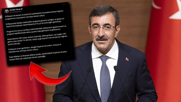 Cumhurbaşkanı Yardımcısı Cevdet Yılmaz Merkez Bankası’nın anketini yorumladı