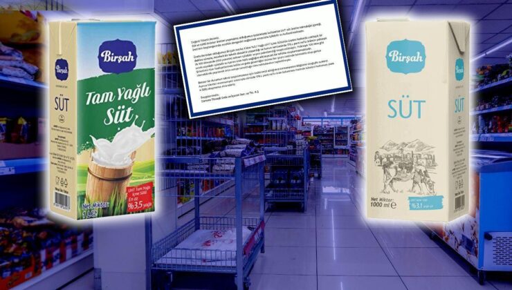 Danone’nin üretim aşamasında teknik aksaklık: Birşah Süt’ler toplanıyor