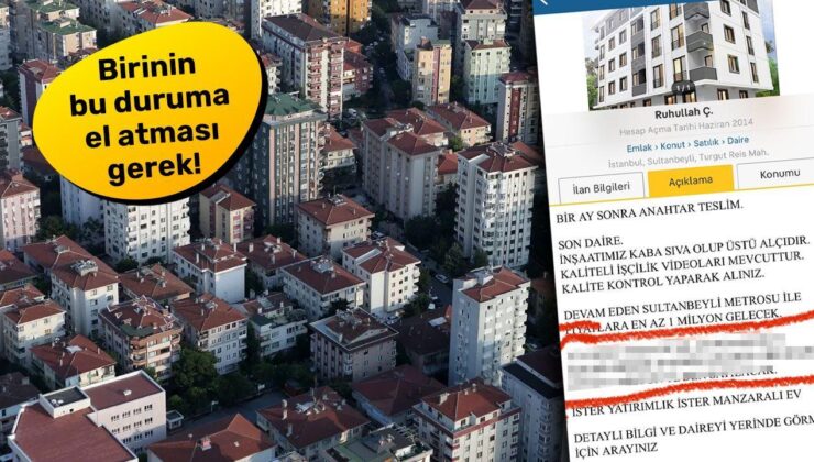 Vatandaştan ilginç ilan: “Faiz düşecek, ev fiyatı direkt 5 milyon olacak”