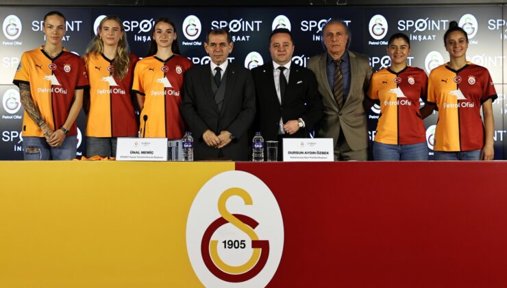 SPOINT İnşaat Galatasaray Petrol Ofisi Kadın Futbol Takımı’nın forma kol sponsoru oldu