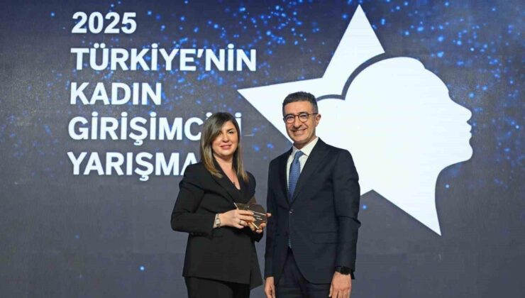 Özlem Kahramaner, ‘Türkiye’nin Kadın Girişimcisi’ ödülünü aldı