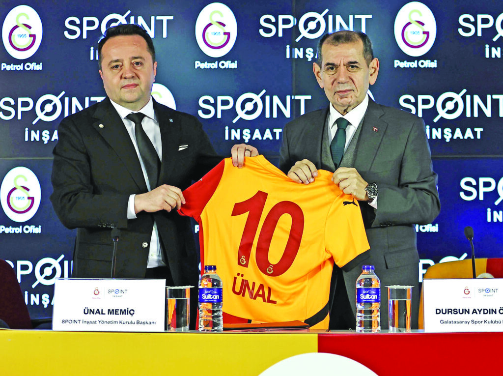 SPOINT I¦cns¦gaat A.S¦g. Yo¦enetim Kurulu Bas¦gkan¦ U¦enal Memic¦g Galatasaray Spor Kulu¦ebu¦e Bas¦gkan¦ Dursun Ayd¦ n O¦ezbek 1