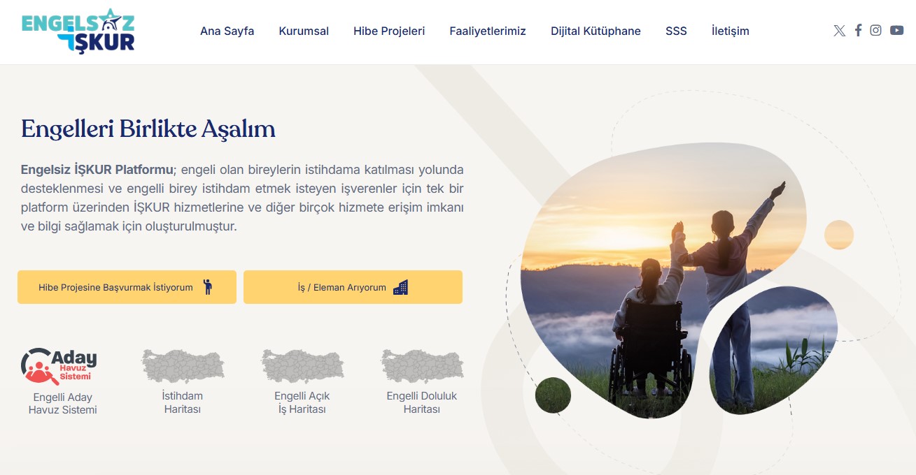 Engelsiz İŞKUR Platformu engelli vatandaşlar için iş ilanları hibe başvuruları