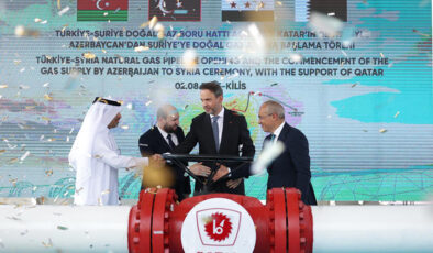 Türkiye ve Suriye arasında gaz akışı başladı