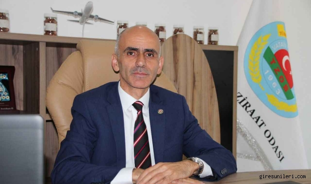 TMO'dan 8 ilde 16 fındık alım merkezi 5 Giresun Ziraat Odası Başkanı Nurittin Karan
