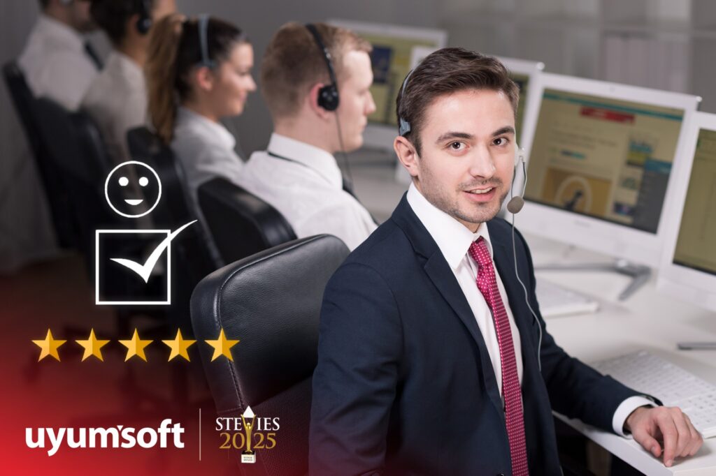 Uyumsoft’a müşteri hizmetleri alanında Stevie Ödülü 3 Uyumsoft’a müşteri hizmetleri alanında Stevie Ödülü