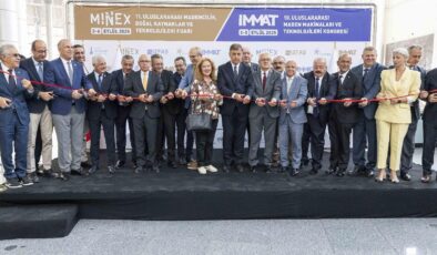 Madencilik sektörünün kalbi 11. MINEX Fuarı’nda attı