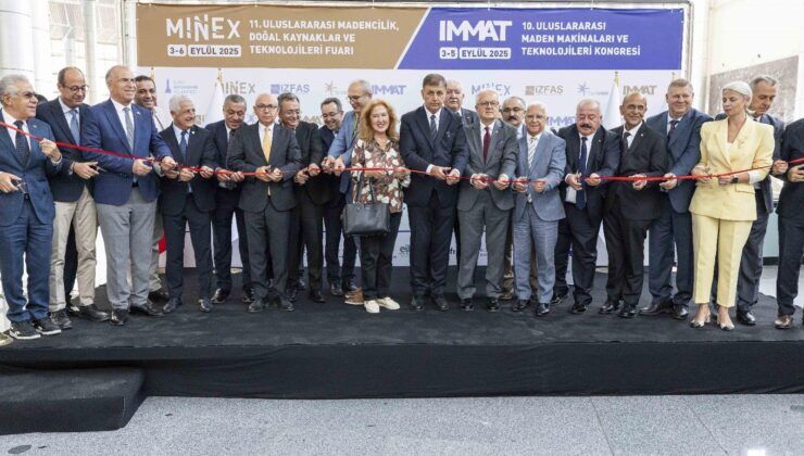 Madencilik sektörünün kalbi 11. MINEX Fuarı’nda attı