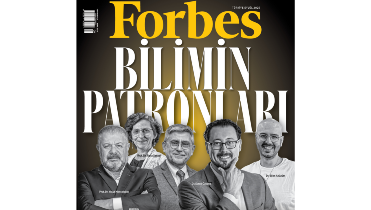 Geleceği şekillendiren akademisyen patronlar dergi kapağında