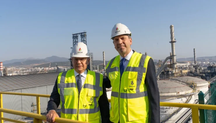 Şahbazov ve Bayraktar Aliağa’daki enerji üssünde bir araya geldi