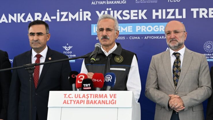 Ankara-İzmir arasını 3,5 saate düşürecek projede kazı çalışmaları tamamlandı