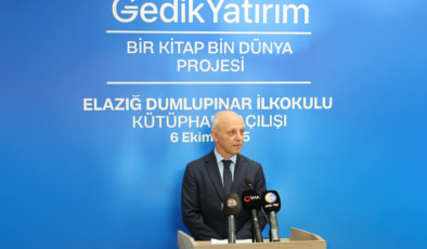 Gedik Yatırım 8. kütüphanesini Elazığ’da açtı