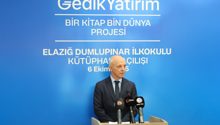 Gedik Yatırım 8. kütüphanesini Elazığ’da açtı