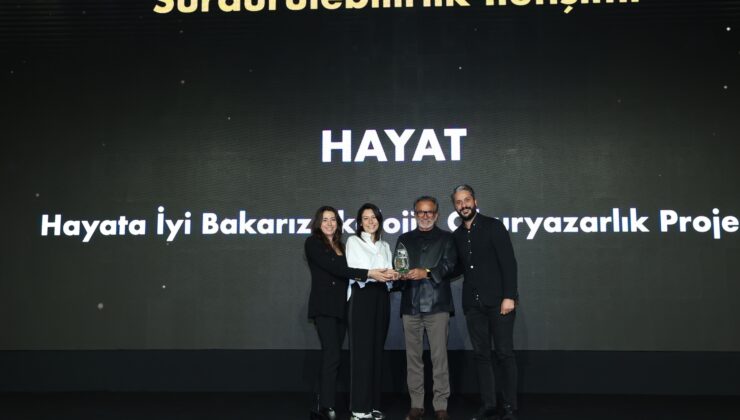 Hayata İyi Bakarız Projesi’ne iki prestijli ödül