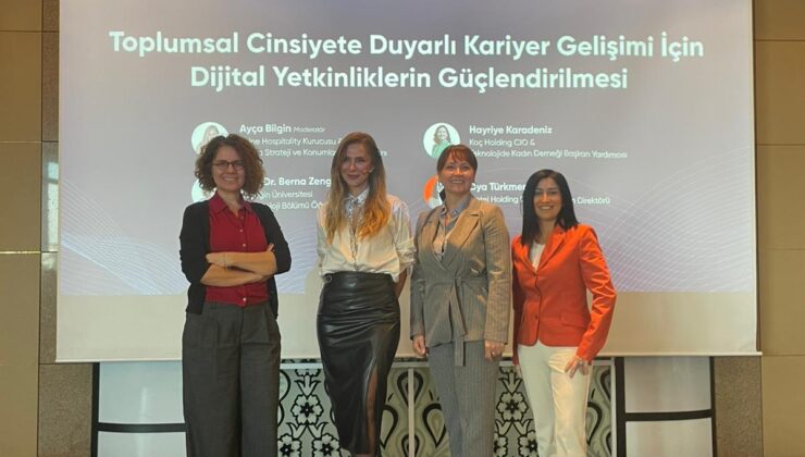 Teknolojide kadınlar sahnede ”Artık tren kaçmıyor biz içindeyiz”