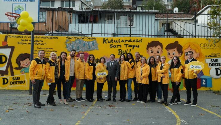 Sarı destek ile eğitim renkleniyor d vitamini farkındalığı artıyor