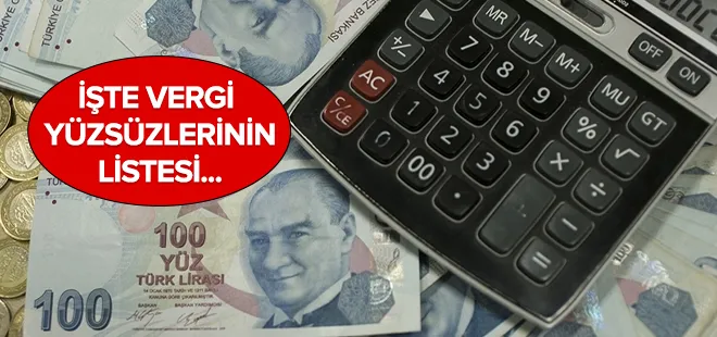 GİB “Vergi Yüzsüzleri” listesini açıkladı: Toplam borç 1,5 trilyon TL!