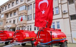 20 köye yangın söndürme tankeri dağıtıldı