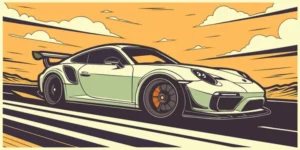 Porsche’den yapay zeka reklamlarına karşı hamle 5 depositphotos 851475022 stock illustration dynamic vector art porsche 911
