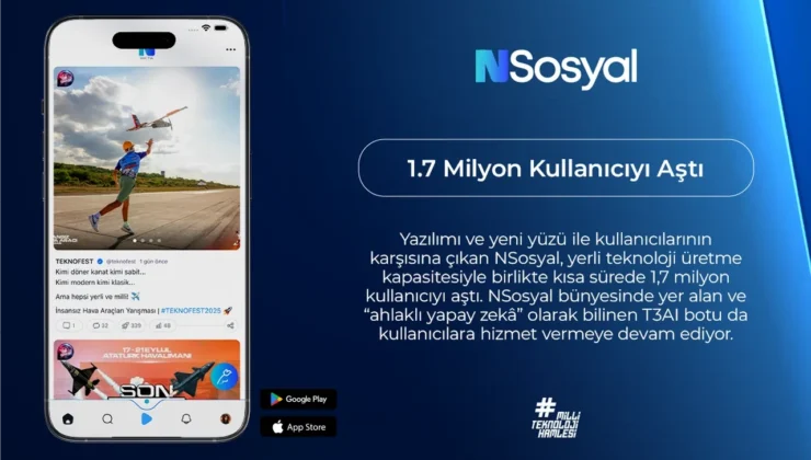 Yenilenen yüzüyle Nsosyal 1,7 milyon kullanıcıya ulaştı