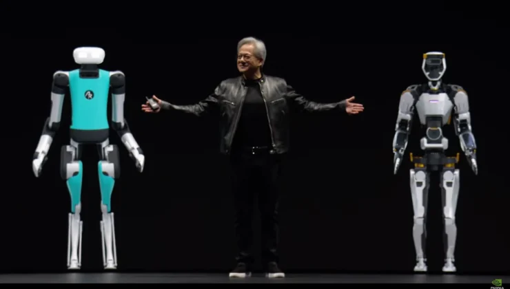 Yapay zeka dünyadan taştı: Nvidia ‘fiziksel AI’ ile robot ve otomobil devrini başlattı!