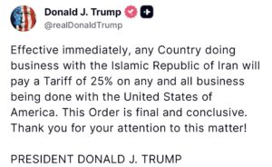 Küresel ticarette 'İran' depremi: Trump dünyayı tehdit etti, ABD pazarına %25 gümrük barajı! 3 AW618900 01