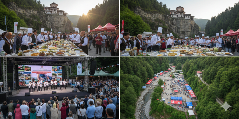 Sümela'nın gölgesinde lezzet şöleni başlıyor 3 maçka gastronomi