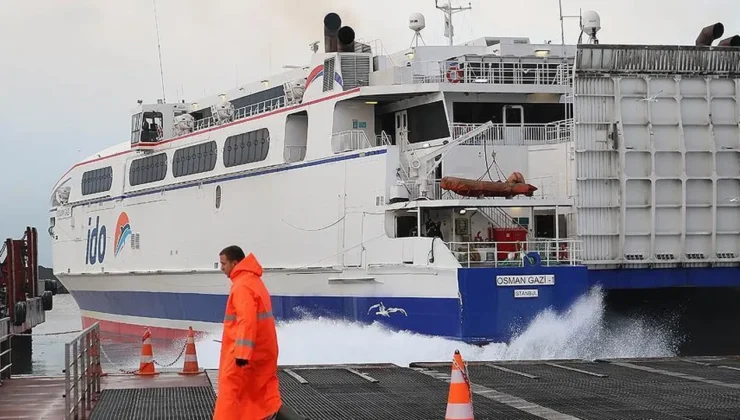Marmara’da deniz ulaşımı felç: İDO ve BUDO’dan peş peşe iptaller!