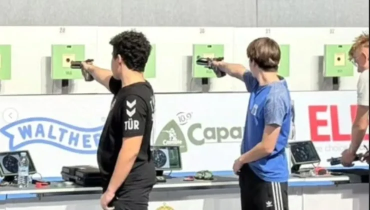 Milli atıcılardan Bulgaristan’da çifte zafer: Avrupa rekoruyla gelen altın madalya!