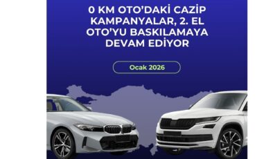 Sıfır araç satışları güçlü, ikinci el pazarı yavaşladı