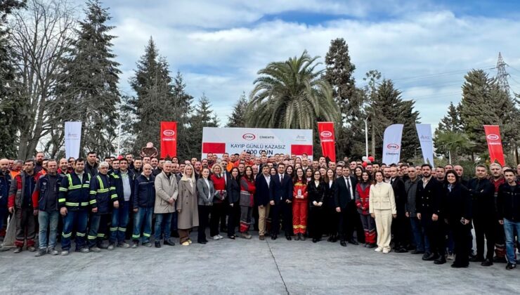Türkiye çimento sektöründe 1000 günlük güvenlik rekoru