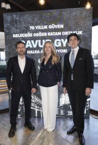 Savur GYO Yonetim Kurulu Uyeleri Firat Yildiran Dicle Volkan Yasin Yildiran soldan saga