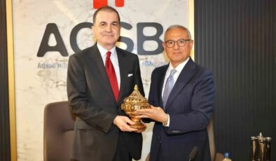 Ömer Çelik ve Faruk Aytek’ten AOSB’ye tebrik ziyareti