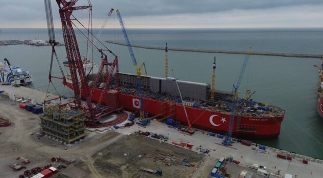 Osman Gazi Yüzer Üretim Platformu’na kritik MEG modülü entegre edildi