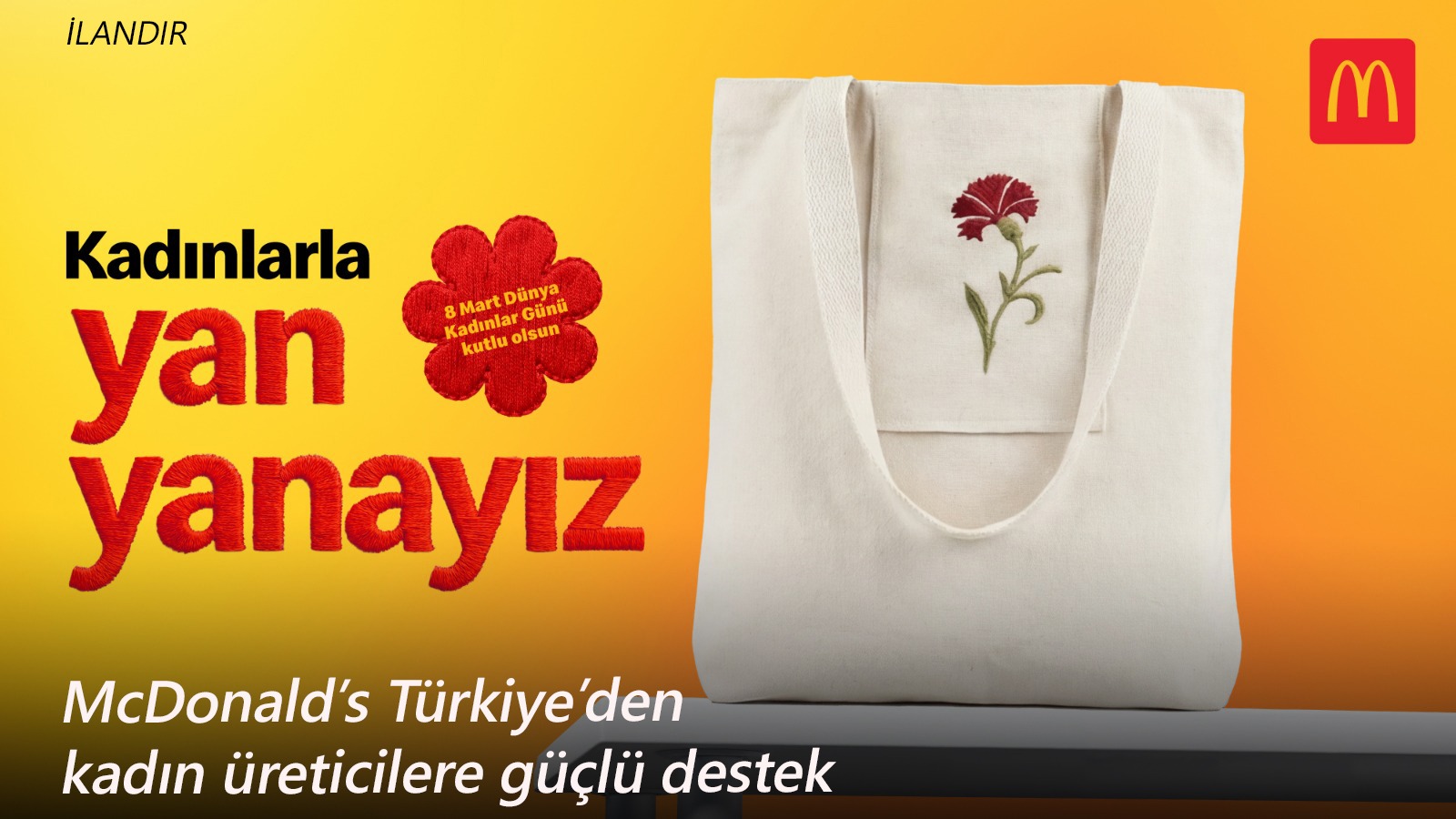 Mcdonald’s Türkiye’den kadın üreticilere güçlü destek