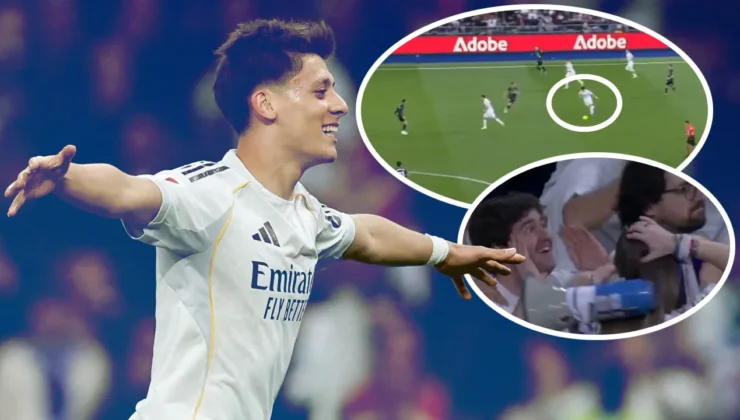 Arda Güler kendi yarı sahasından attığı golle dünyayı salladı