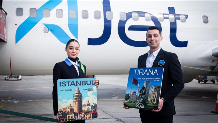 AJet Arnavutluk’un başkenti Tiran’a uçuşlarını başlattı