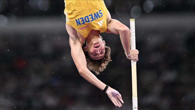 Duplantis gökyüzünde sınır tanımıyor sırıkla atlamada 15. dünya rekoru geldi